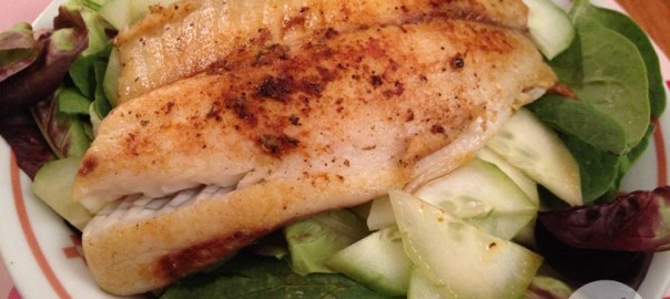 Richmade Post Workout Meal: Tilapia Salad